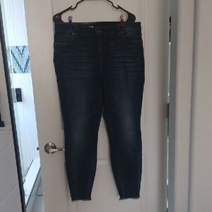 Kut from the Kloth Dark Blue Ankle Jeans